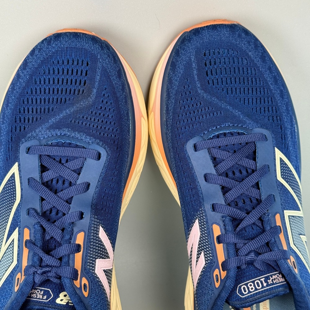 New Balance Fresh Foam X 1080v14 Womens 7 B Running Shoes Blue Trainers Sneakers - Picture 7 of 16